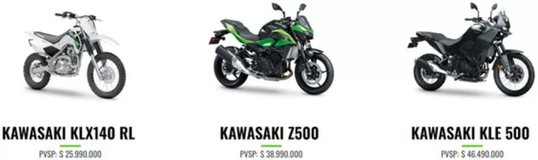 Catálogo Kawasaki en Tunja | Precio Especial | 2026-04-08T00:00:00.000Z - 2026-12-31T00:00:00.000Z