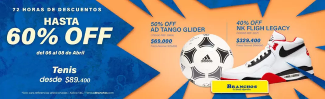 Catálogo Branchos | Hasta 60% OFF | 2026-04-08T00:00:00.000Z - 2026-04-10T00:00:00.000Z