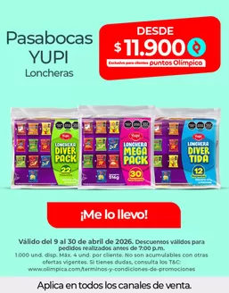 Catálogo Olímpica en Agustín Codazzi | Promociones actuales | 2026-04-09T00:00:00.000Z - 2026-04-30T00:00:00.000Z