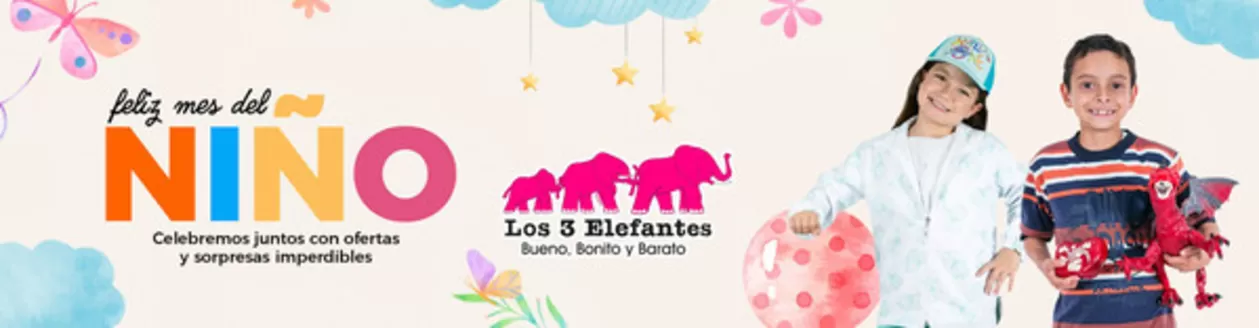 Catálogo Los Tres Elefantes | Ofertas Los Tres Elefantes | 2026-04-01T00:00:00.000Z - 2026-04-30T00:00:00.000Z