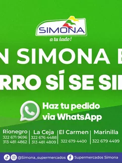 Catálogo Supermercados Simona en Choachí | Ofertas Supermercados Simona | 2026-04-09T00:00:00.000Z - 2026-04-23T00:00:00.000Z