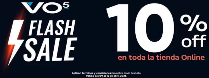 Catálogo VO5 | Flash Sale 10% OFF | 2026-04-10T00:00:00.000Z - 2026-04-12T00:00:00.000Z