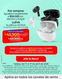 Catálogo Olímpica en Pereira | Excelente oferta para cazadores de gangas | 2026-04-11T00:00:00.000Z - 2026-04-17T00:00:00.000Z