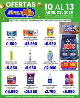 Catálogo MercaMío en Ciénega | Promociones actuales | 2026-04-10T00:00:00.000Z - 2026-04-13T00:00:00.000Z