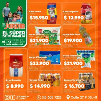 Catálogo Autoservicio El Jardín en Ciénega | Ofertas Autoservicio El Jardín | 2026-04-10T00:00:00.000Z - 2026-04-14T00:00:00.000Z
