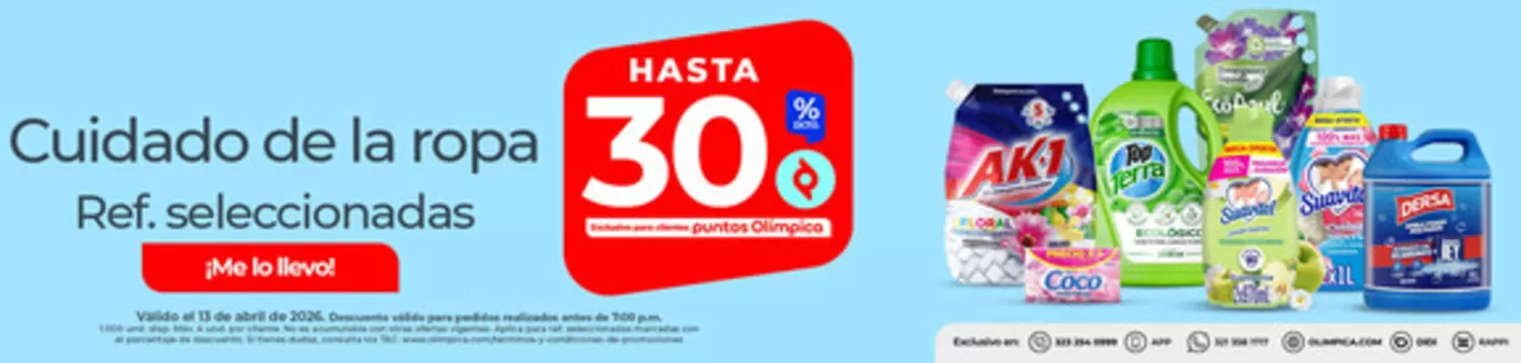 Catálogo Olímpica | Ofertas principales para todos los cazadores de gangas | 2026-04-13T00:00:00.000Z - 2026-04-13T00:00:00.000Z