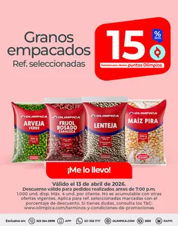 Catálogo Olímpica | Ofertas especiales atractivas para todos | 2026-04-13T00:00:00.000Z - 2026-04-13T00:00:00.000Z