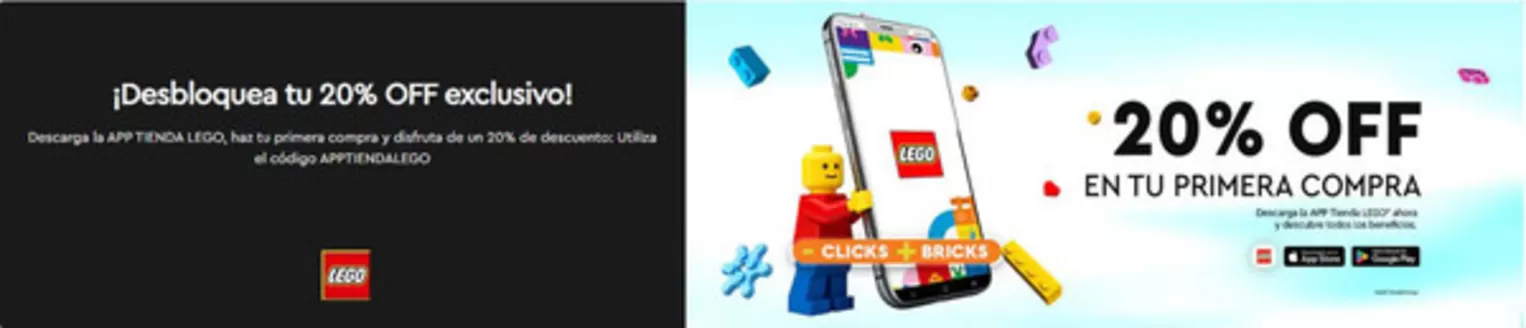 Catálogo LEGO | 20% de Dcto en tu primera compra  | 2026-04-14T00:00:00.000Z - 2026-05-31T00:00:00.000Z
