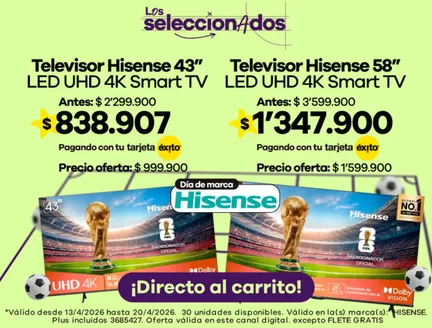 Catálogo Éxito en Cartagena | Ofertas Éxito | 2026-04-13T00:00:00.000Z - 2026-04-20T00:00:00.000Z