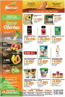 Catálogo Mercar en Aguazul | Mercar 15 19 Abr 2026. 1 | 2026-04-15T00:00:00.000Z - 2026-04-19T00:00:00.000Z