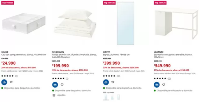 Catálogo Ikea en Sabaneta | Productos del mes Abril | 2026-04-16T00:00:00.000Z - 2026-04-30T00:00:00.000Z