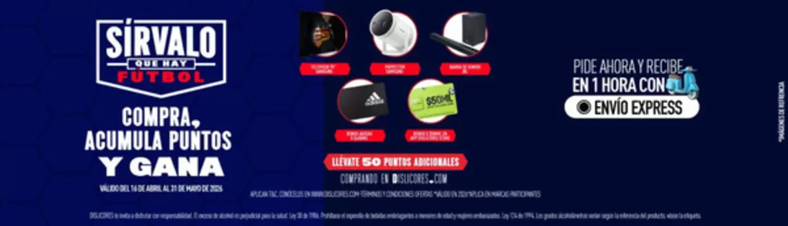 Catálogo Dislicores en Distracción | Compra, Acumula puntos y Gana | 2026-04-17T00:00:00.000Z - 2026-05-31T00:00:00.000Z