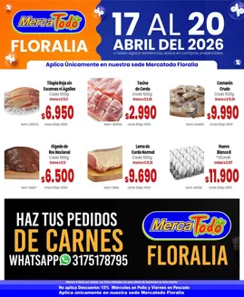 Catálogo MercaMío en Sabanalarga Atlantico | Nuestras mejores gangas | 2026-04-17T00:00:00.000Z - 2026-04-20T00:00:00.000Z