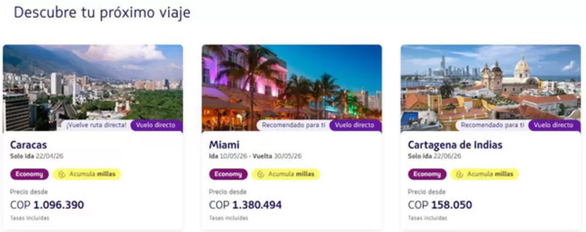 Catálogo Latam Airlines en Bello | Descubre tu próximo viaje | 2026-04-20T00:00:00.000Z - 2026-04-26T00:00:00.000Z