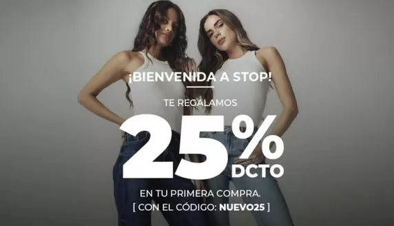 Catálogo Stop Jeans en Madrid | Te regalomos 25% OFF en tu primer Compra con el codigo: NUEVO25 | 2026-04-21T00:00:00.000Z - 2026-04-30T00:00:00.000Z