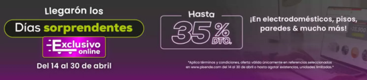 Catálogo Pisende en Jamundí | Días sorprendentes | 2026-04-22T00:00:00.000Z - 2026-04-30T00:00:00.000Z