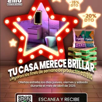 Catálogo Materiales EMO en Jamundí | Ofertas estrella | 2026-04-22T00:00:00.000Z - 2026-04-26T00:00:00.000Z