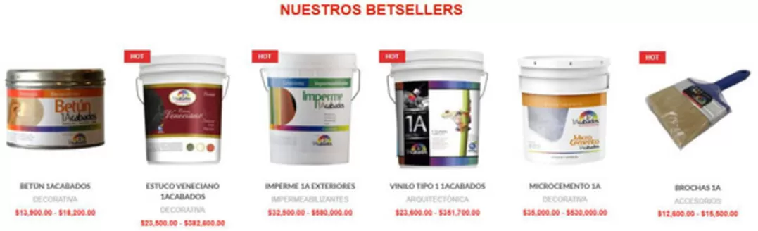 Catálogo 1Acabados en Jamundí | Nuestros Bestsellers | 2026-04-22T00:00:00.000Z - 2026-05-25T00:00:00.000Z