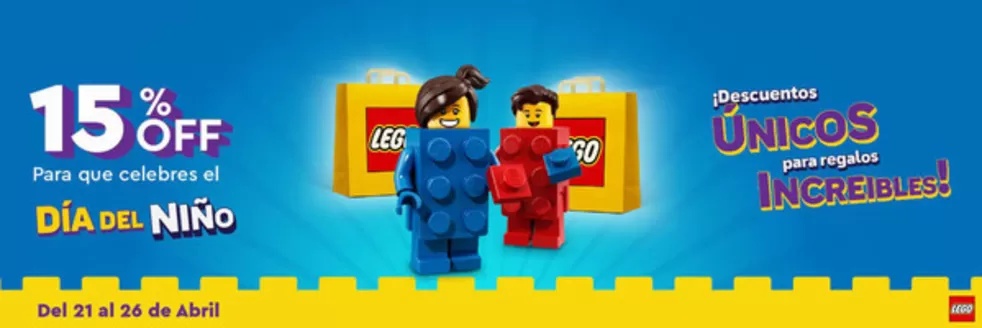 Catálogo LEGO en Santa Rosa de Cabal | Descuentos Unicos 15% OFF | 2026-04-22T00:00:00.000Z - 2026-04-26T00:00:00.000Z