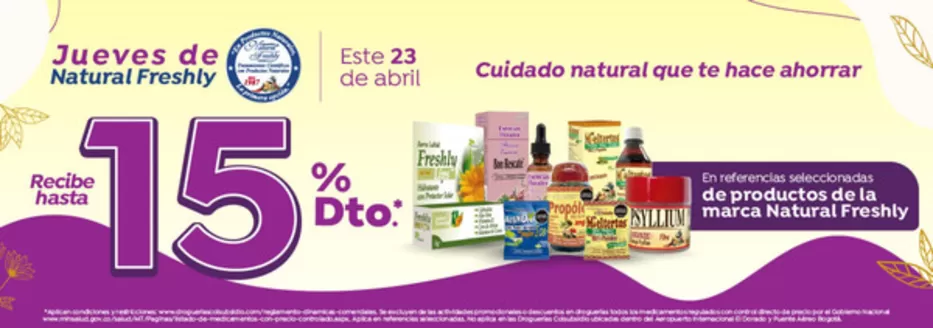 Catálogo Droguerías Colsubsidio en Ubaque | Grandes descuentos en productos seleccionados | 2026-04-23T00:00:00.000Z - 2026-04-23T00:00:00.000Z