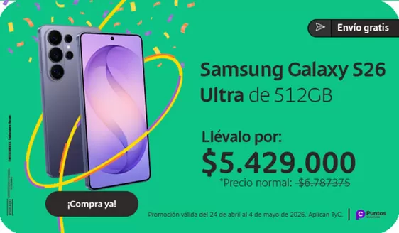 Catálogo Bancolombia en Girón | Gangas y ofertas actuales | 2026-04-24T00:00:00.000Z - 2026-05-04T00:00:00.000Z