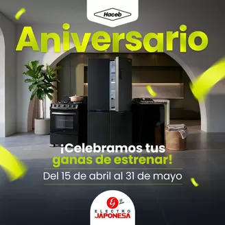 Catálogo Electrojaponesa en Copacabana | Ofertas Electrojaponesa | 2026-04-15T00:00:00.000Z - 2026-05-31T00:00:00.000Z