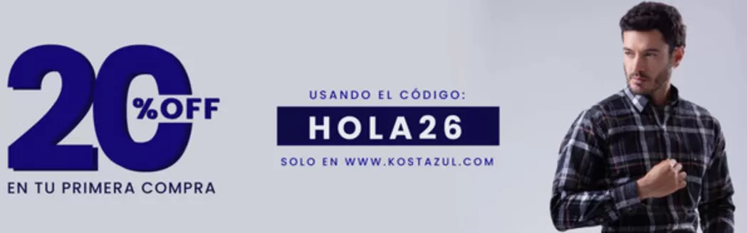 Catálogo Kosta Azul | 20% OFF en tu primera compra usando el codigo: HOLA26 | 2026-04-24T00:00:00.000Z - 2026-04-30T00:00:00.000Z