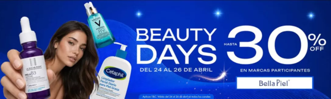 Catálogo Bella Piel | Beauty Days hasta 30% OFF | 2026-04-24T00:00:00.000Z - 2026-04-26T00:00:00.000Z