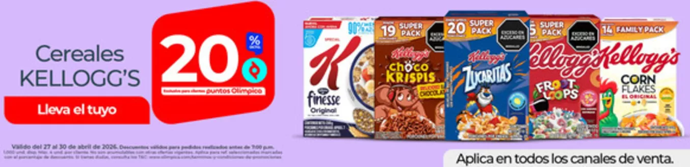 Catálogo Olímpica | Ofertas exclusivas para nuestros clientes | 2026-04-27T00:00:00.000Z - 2026-04-30T00:00:00.000Z