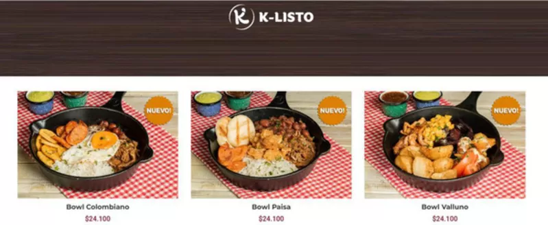 Catálogo K-Listo en Valle de San José | Menu K-Listo | 2026-04-27T00:00:00.000Z - 2026-04-30T00:00:00.000Z