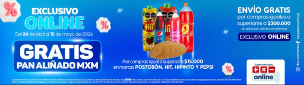 Catálogo Más x Menos | Envio Gratis  | 2026-04-27T00:00:00.000Z - 2026-05-15T00:00:00.000Z