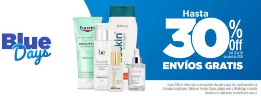 Catálogo Cutis | Blue Days Hasta 30% OFF Envio Gratis | 2026-04-28T00:00:00.000Z - 2026-04-30T00:00:00.000Z