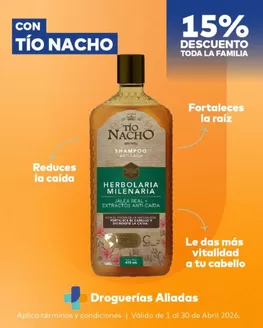 Catálogo Aliadas | Tío Nacho con 15% OFF | 2026-04-28T00:00:00.000Z - 2026-04-30T00:00:00.000Z