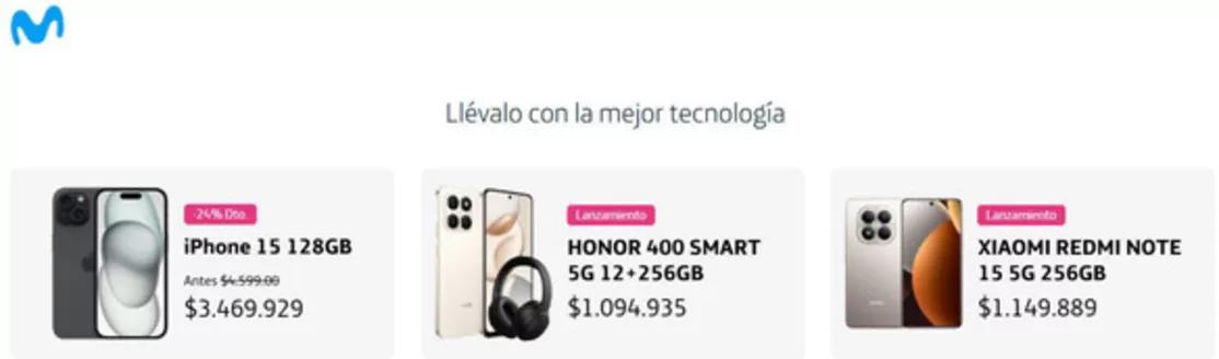 Catálogo Movistar en Villavicencio | Llévalo con la mejor tecnología | 2026-04-28T00:00:00.000Z - 2026-05-03T00:00:00.000Z