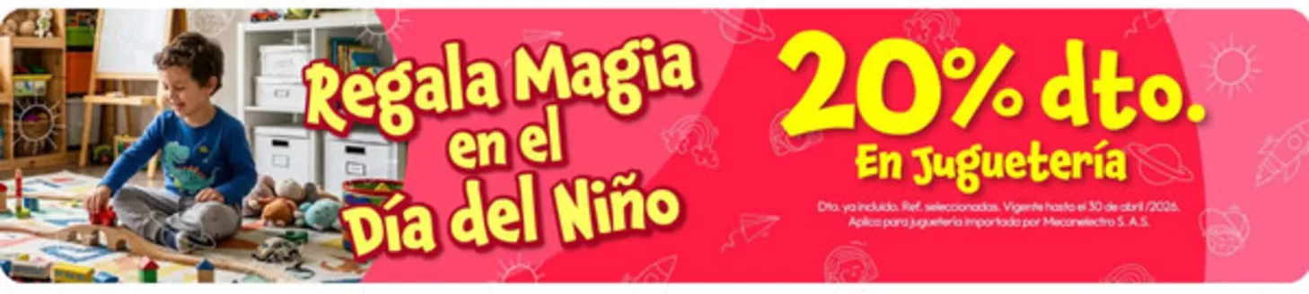 Catálogo Home Sentry | Regala Magia en el Dia del Nino 20% OFF | 2026-04-28T00:00:00.000Z - 2026-04-30T00:00:00.000Z