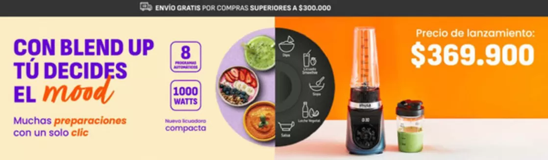 Catálogo Imusa | IMUSA Blend Up el Precio de $ 369.900 | 2026-04-28T00:00:00.000Z - 2026-04-30T00:00:00.000Z