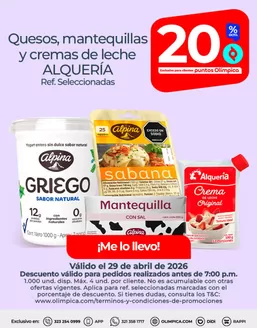 Catálogo Olímpica | Excelente oferta para todos los clientes | 2026-04-29T00:00:00.000Z - 2026-04-29T00:00:00.000Z