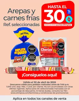 Catálogo Olímpica | Excelente oferta para todos los clientes | 2026-04-30T00:00:00.000Z - 2026-04-30T00:00:00.000Z