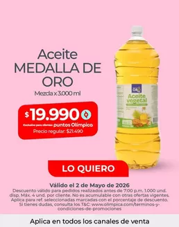 Catálogo Olímpica en Bosconia | Gangas exclusivas | 2026-05-02T00:00:00.000Z - 2026-05-02T00:00:00.000Z