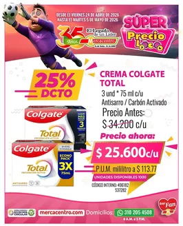 Catálogo MercaCentro | Excelente oferta para cazadores de gangas | 2026-04-24T00:00:00.000Z - 2026-05-05T00:00:00.000Z