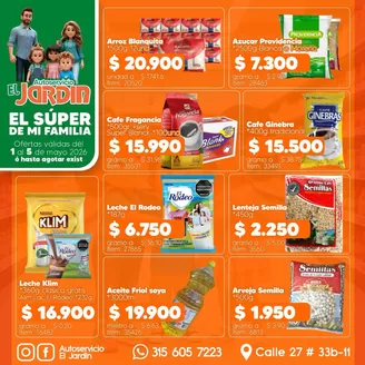 Catálogo Autoservicio El Jardín en Venadillo | Ofertas Autoservicio El Jardín | 2026-05-01T00:00:00.000Z - 2026-05-05T00:00:00.000Z
