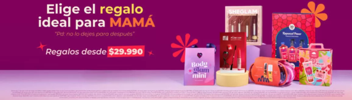 Catálogo Cromantic | Elige el regalo ideal para MAMÁ, desde $29.990 | 2026-05-05T00:00:00.000Z - 2026-05-31T00:00:00.000Z