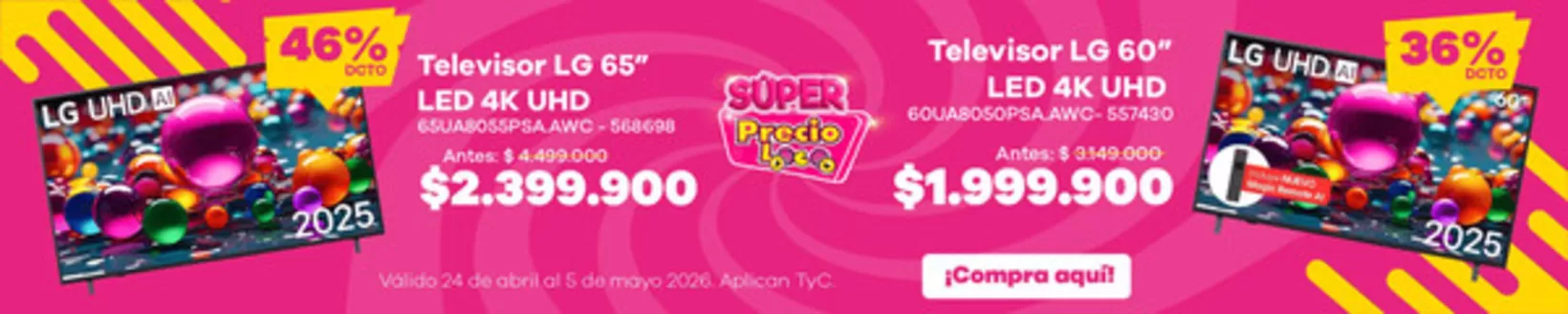Catálogo MercaCentro en La Jagua de Ibirico | Nuevas ofertas para descubrir | 2026-04-24T00:00:00.000Z - 2026-05-05T00:00:00.000Z