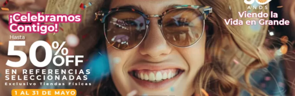 Catálogo Opticentro | Celebramos Contigo Hasta 50% OFF | 2026-05-05T00:00:00.000Z - 2026-05-31T00:00:00.000Z