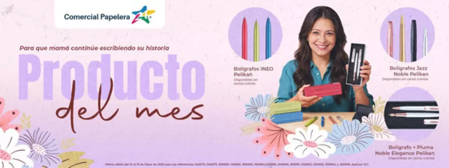 Catálogo Comercial Papelera | Producto del Mes 25% OFF | 2026-05-07T00:00:00.000Z - 2026-05-10T00:00:00.000Z