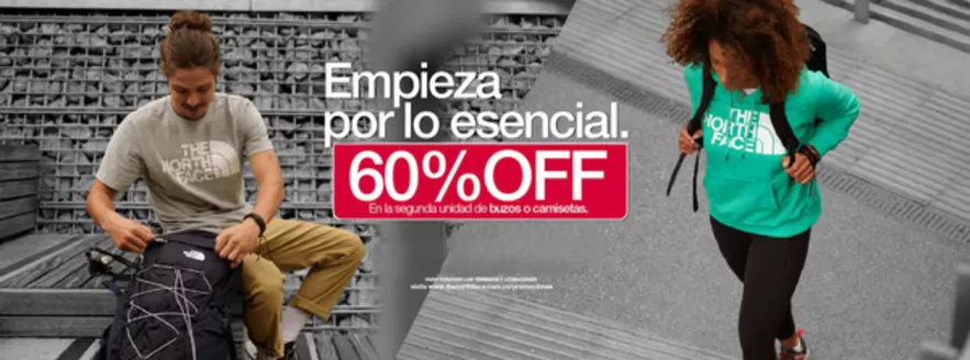 Catálogo The North Face | Ofertas Imperdibles 60% OFF y 40% OFF | 2026-05-08T00:00:00.000Z - 2026-05-17T00:00:00.000Z
