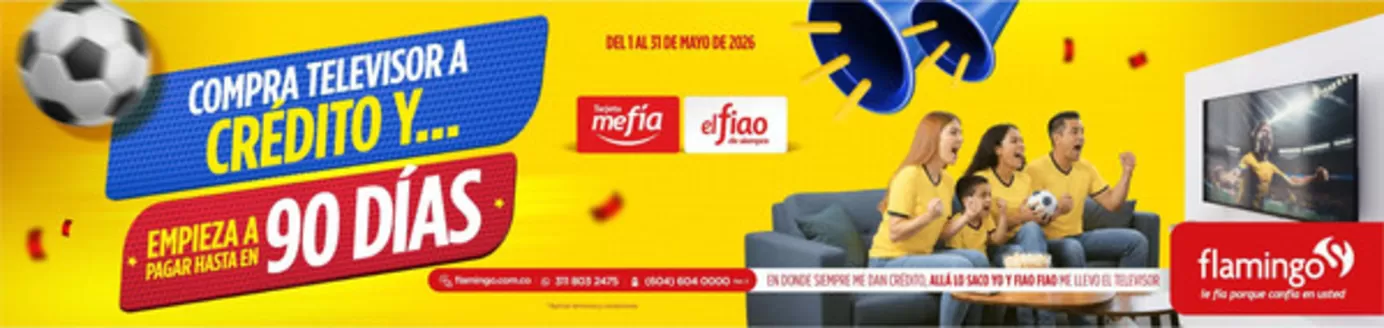 Catálogo Flamingo en San José del Fragua | Grandes descuentos en productos seleccionados | 2026-05-01T00:00:00.000Z - 2026-05-31T00:00:00.000Z