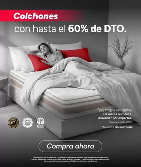 Catálogo Colchones Spring en Yondó | Ofertas Colchones Spring | 2026-05-08T00:00:00.000Z - 2026-05-22T00:00:00.000Z