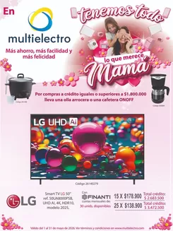 Catálogo Multielectro | Nuestras mejores ofertas para ti | 2026-05-01T00:00:00.000Z - 2026-05-31T00:00:00.000Z