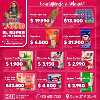 Catálogo Autoservicio El Jardín en Chía | Ofertas Autoservicio El Jardín | 2026-05-08T00:00:00.000Z - 2026-05-12T00:00:00.000Z